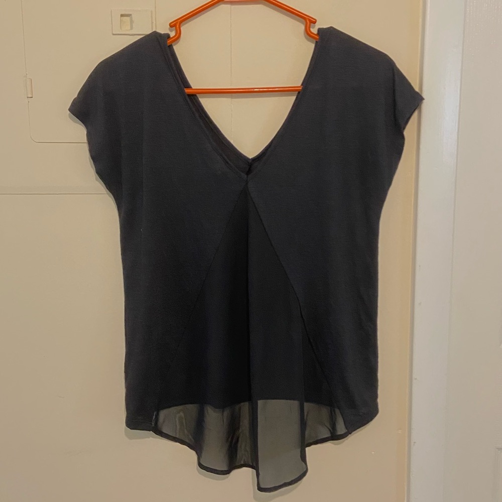 Mudd Black Sexy Back Top